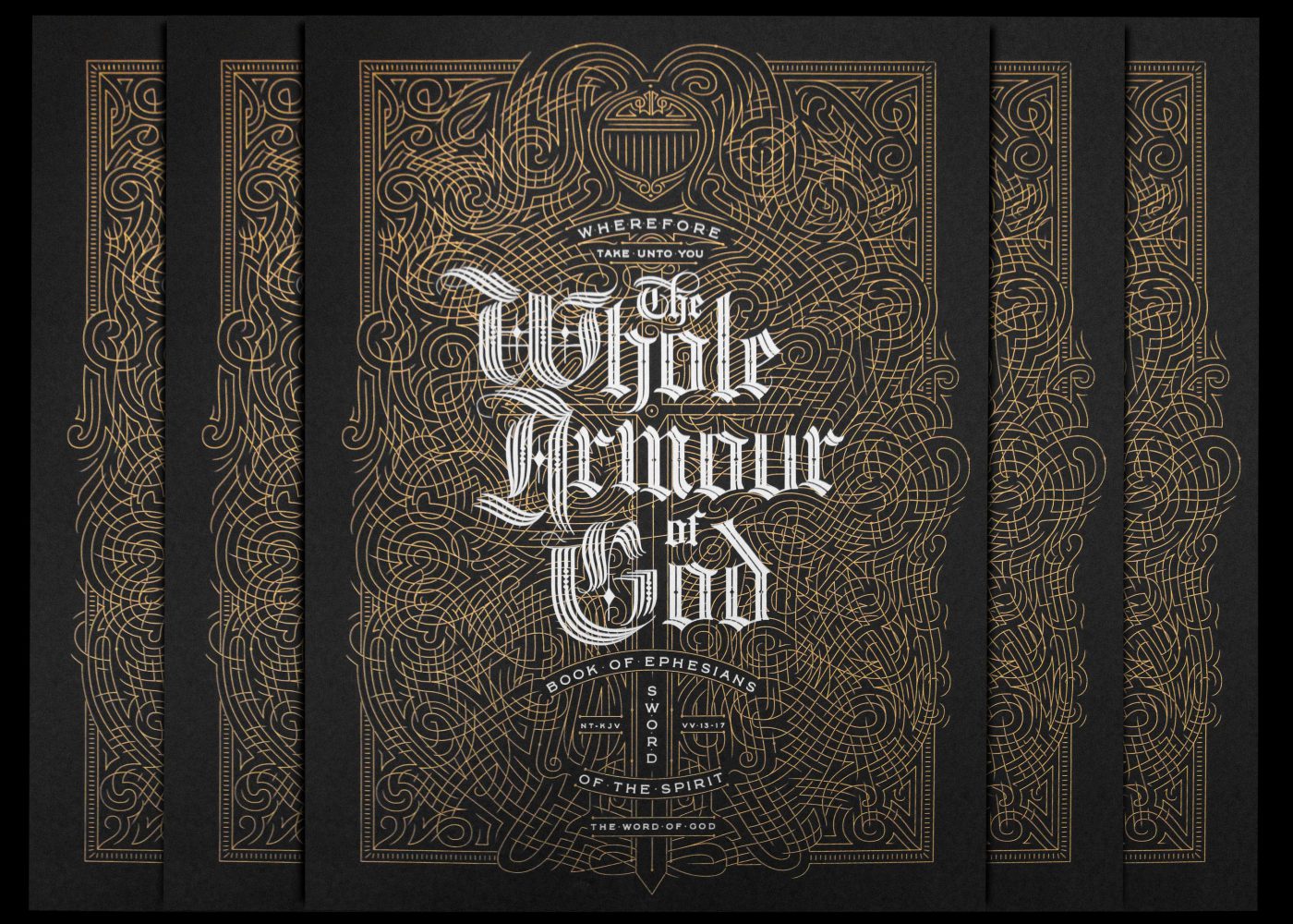 ARMOUR OF GOD POSTER – BLACK / WHITE | Kevin Cantrell Studio